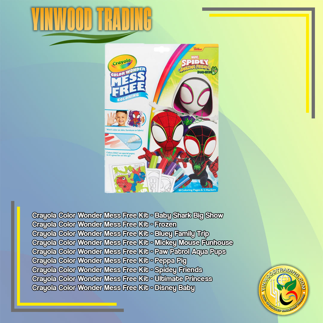 CRAYOLA COLOR WONDER MESS FREE KIT