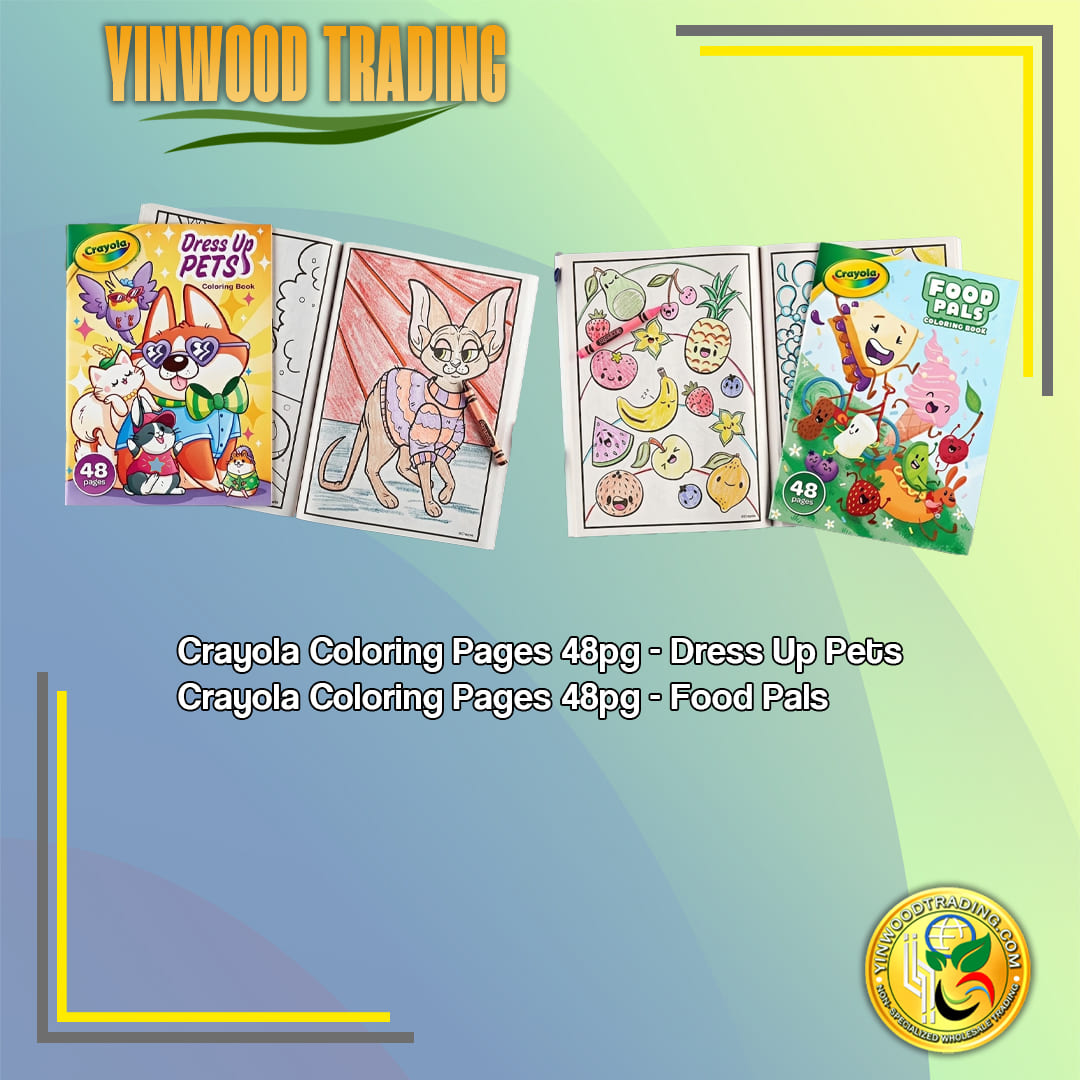 CRAYOLA COLORING PAGES 48PG
