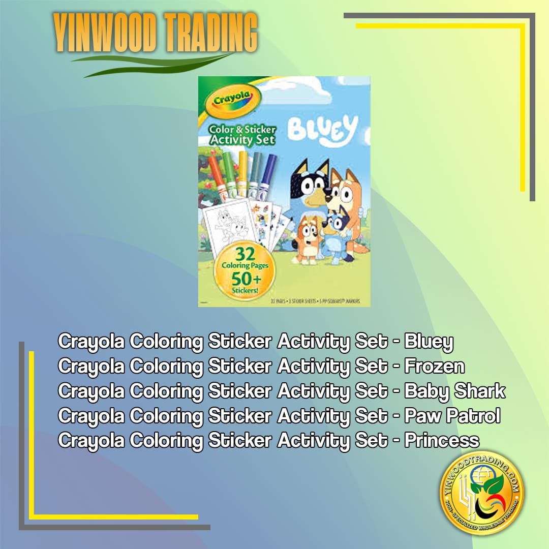 CRAYOLA COLORING STICKER ACT SET