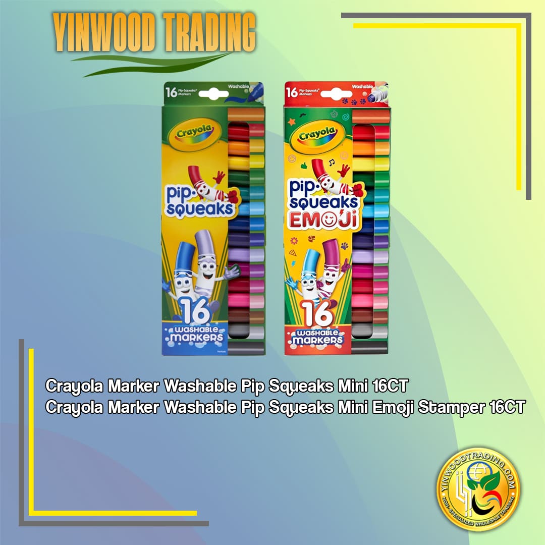 CRAYOLA MARKER WASHABLE PIP SQUEAKS