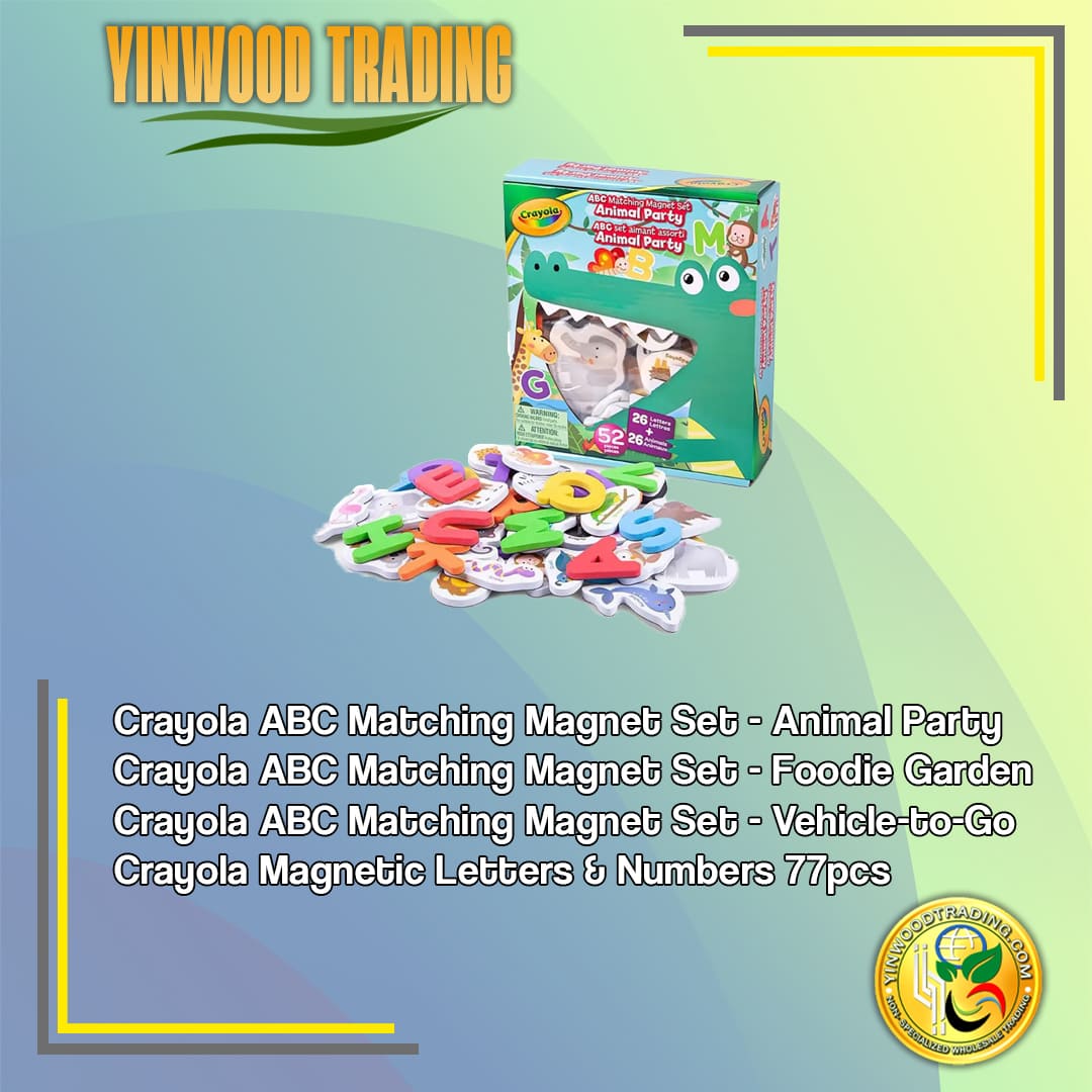 CRAYOLA MATCHING MAGNET SET