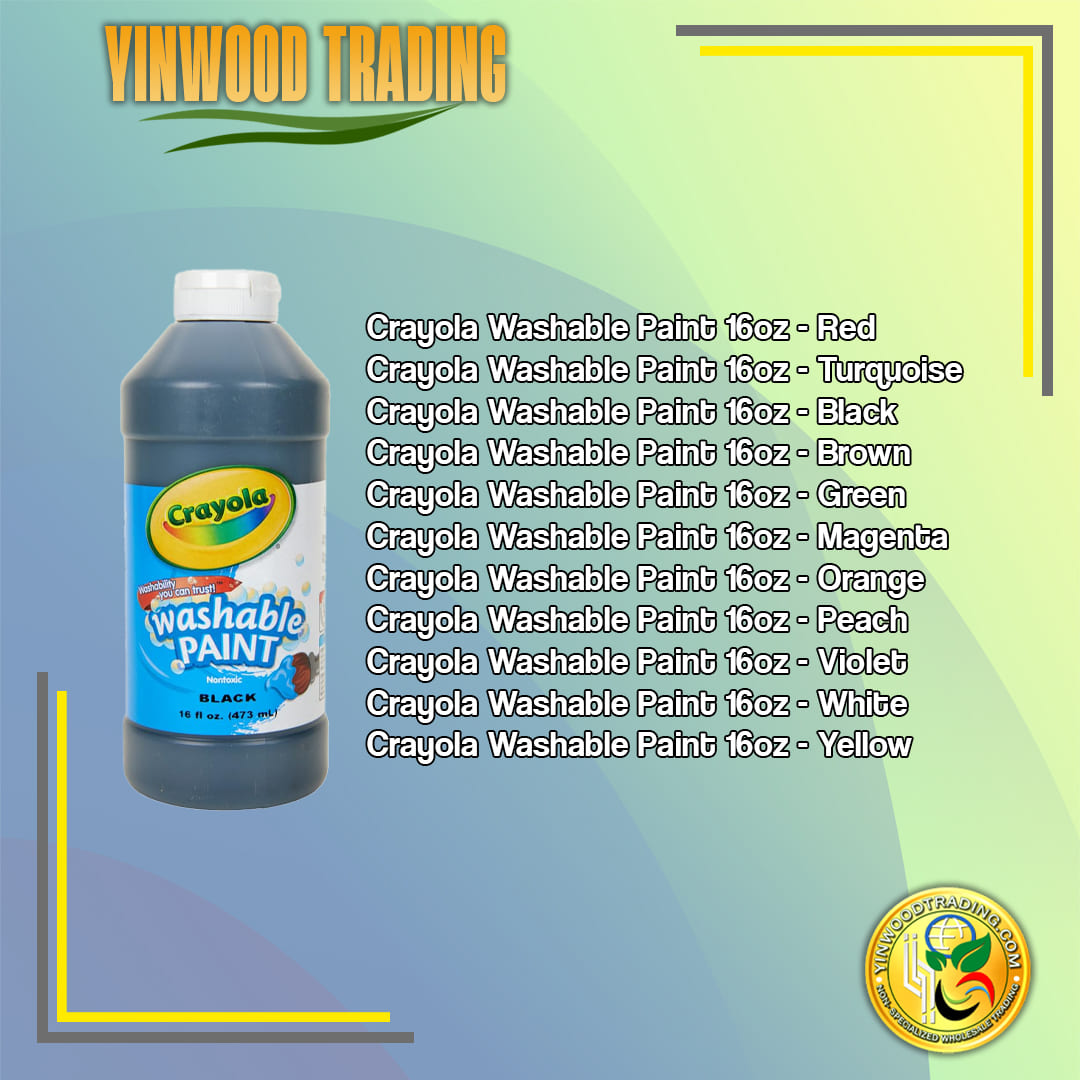 CRAYOLA WASHABLE PAINT 16OZ