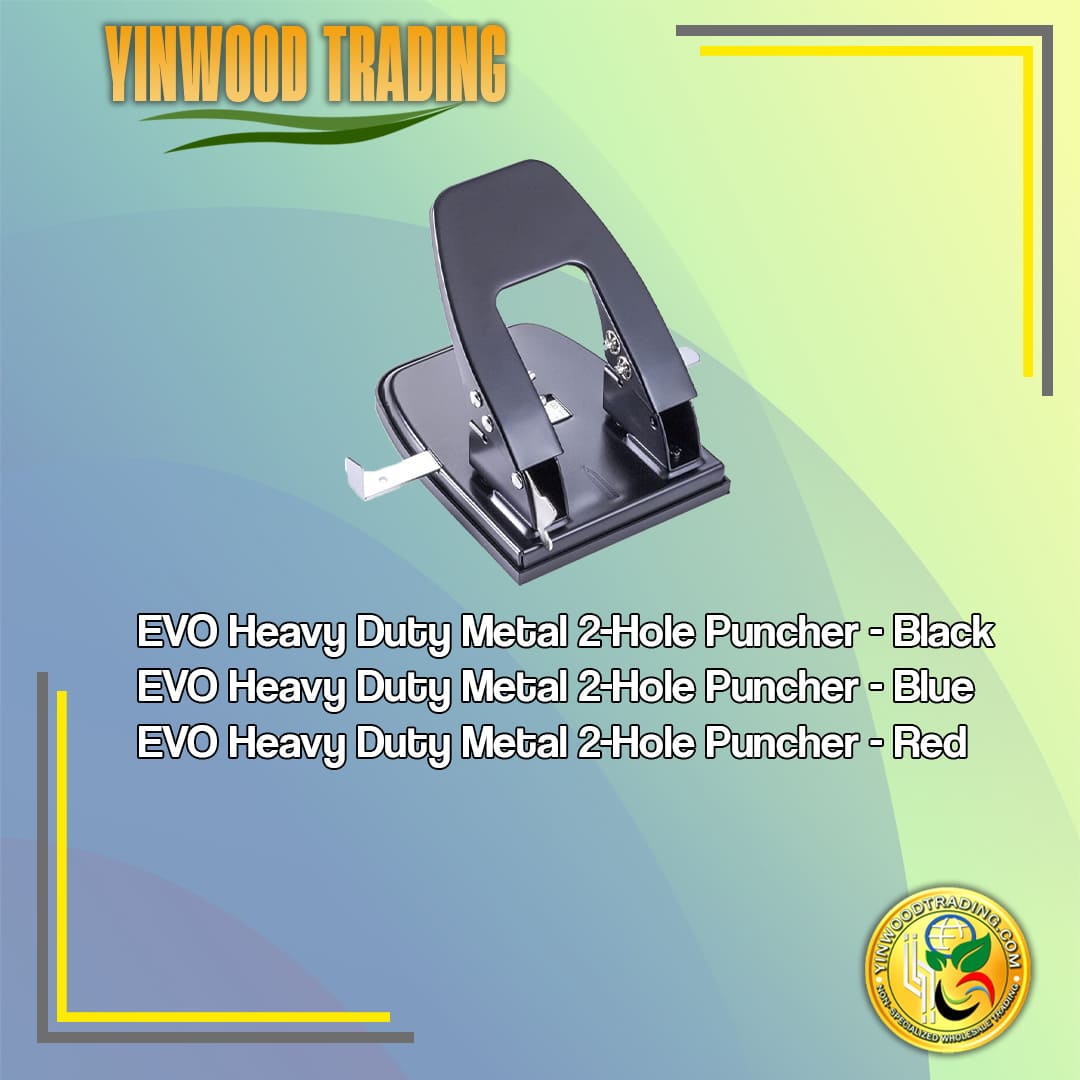 EVO HEAVY DUTY METAL 2 HOLE PUNCHER