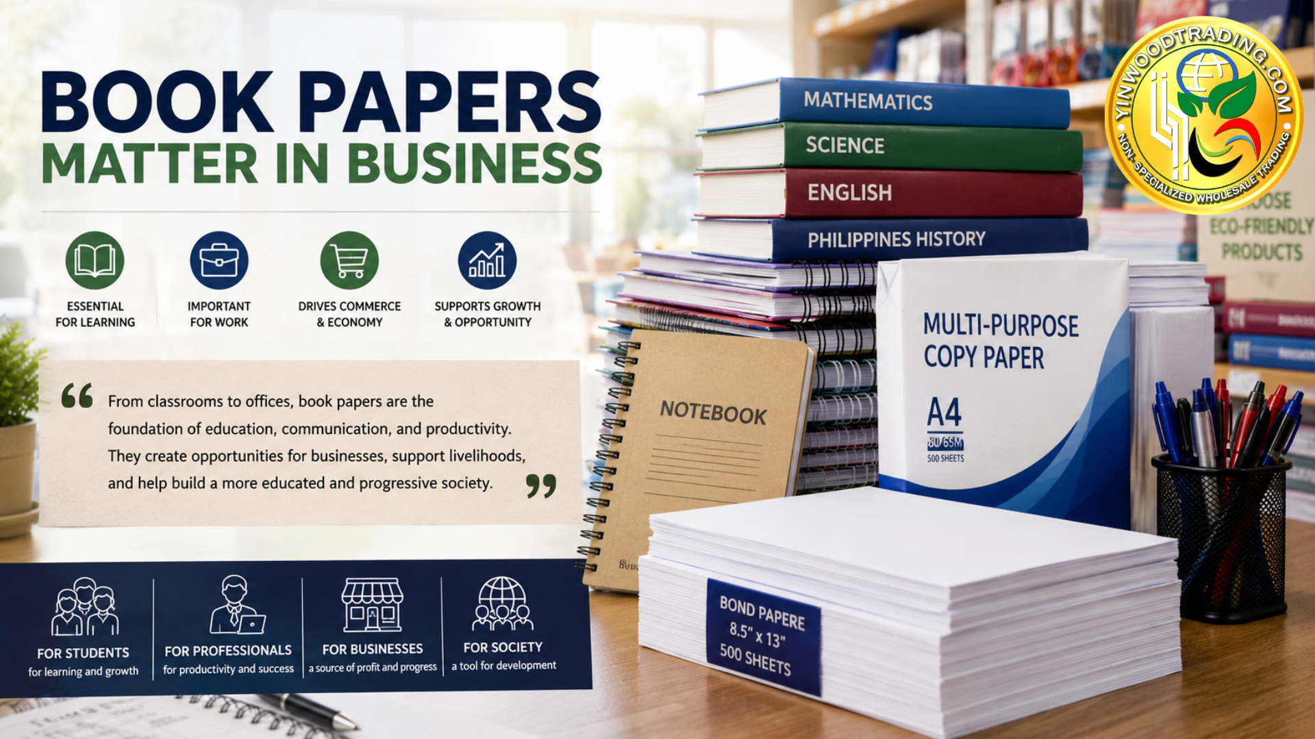 Book papers Matter in Business